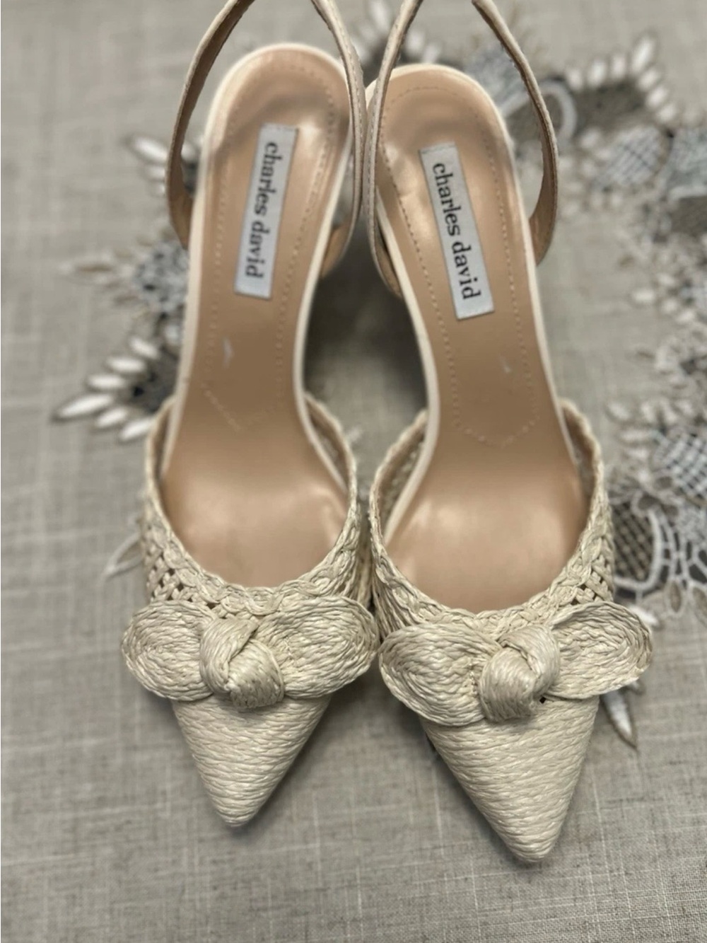 CHARLES DAVID SHOES FOR SUMMER and FALL. ALLYSON Slingback pumps. NEW